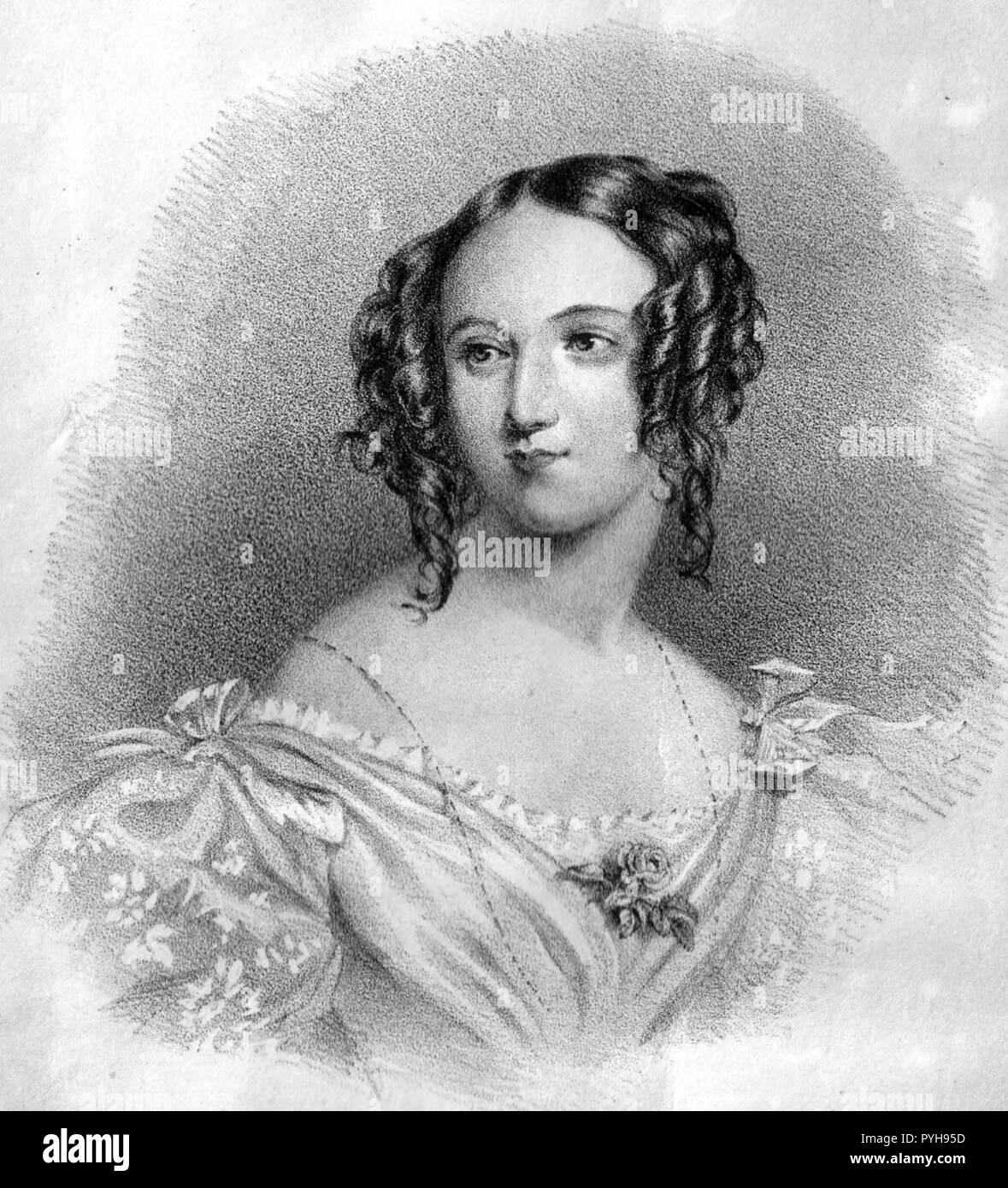 FLORA HASTINGS (1806-1839) aristocrate anglais Banque D'Images