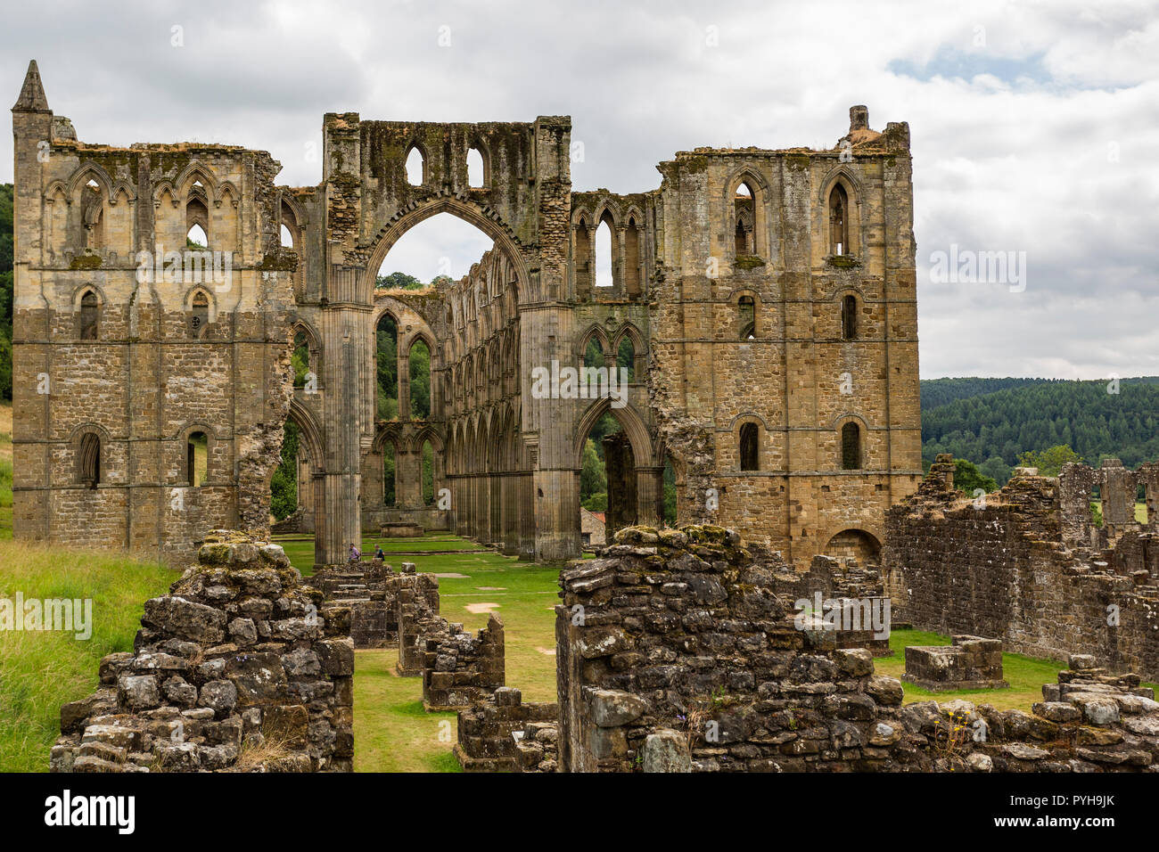 Abbaye de Rievaulx Banque D'Images