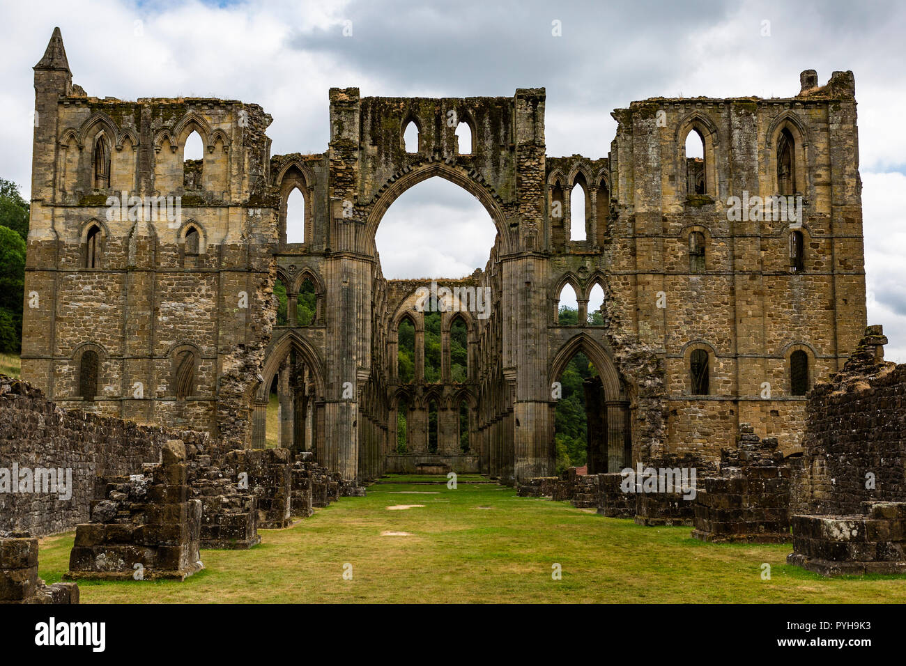 Abbaye de Rievaulx Banque D'Images