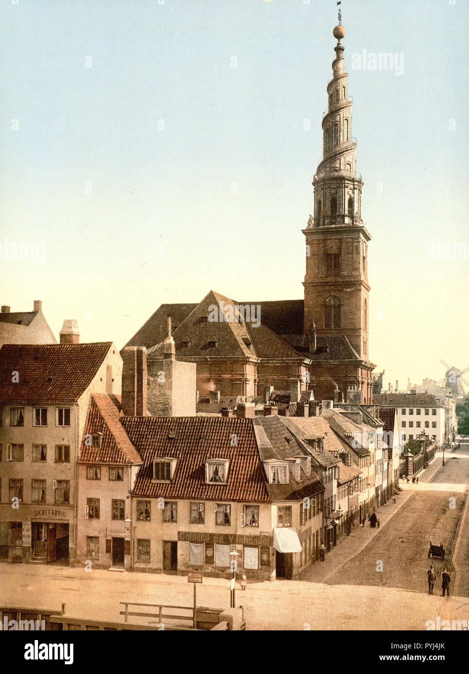 L'Église du Sauveur, Copenhague, Danemark ca. 1890-1900 Banque D'Images