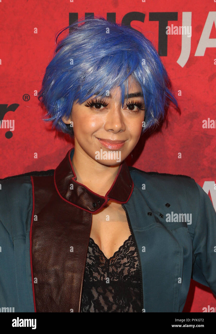 Los Angeles, Californie, USA. 27 Oct, 2018. Aimee Garcia au cours de la 7e édition annuelle des arrivées juste Jared Halloween Party. Credit : Faye Sadou/AdMedia/ZUMA/Alamy Fil Live News Banque D'Images