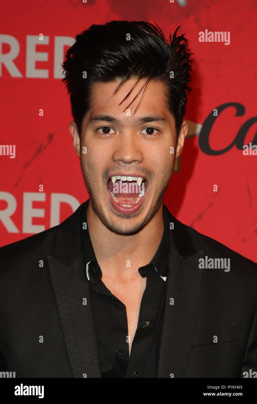 27 octobre 2018 - Los Angeles, Californie, États-Unis - Ross Butler pendant arrivés pour la 7e édition de Jared juste Halloween Party. (Crédit Image : © Faye Sadou/AdMedia via Zuma sur le fil) Banque D'Images