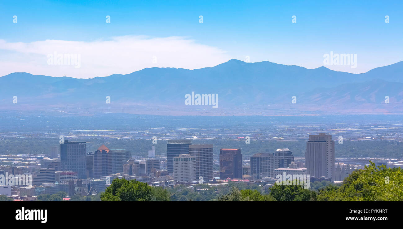 Bâtiments et gratte-ciel du centre-ville de San Diego Banque D'Images