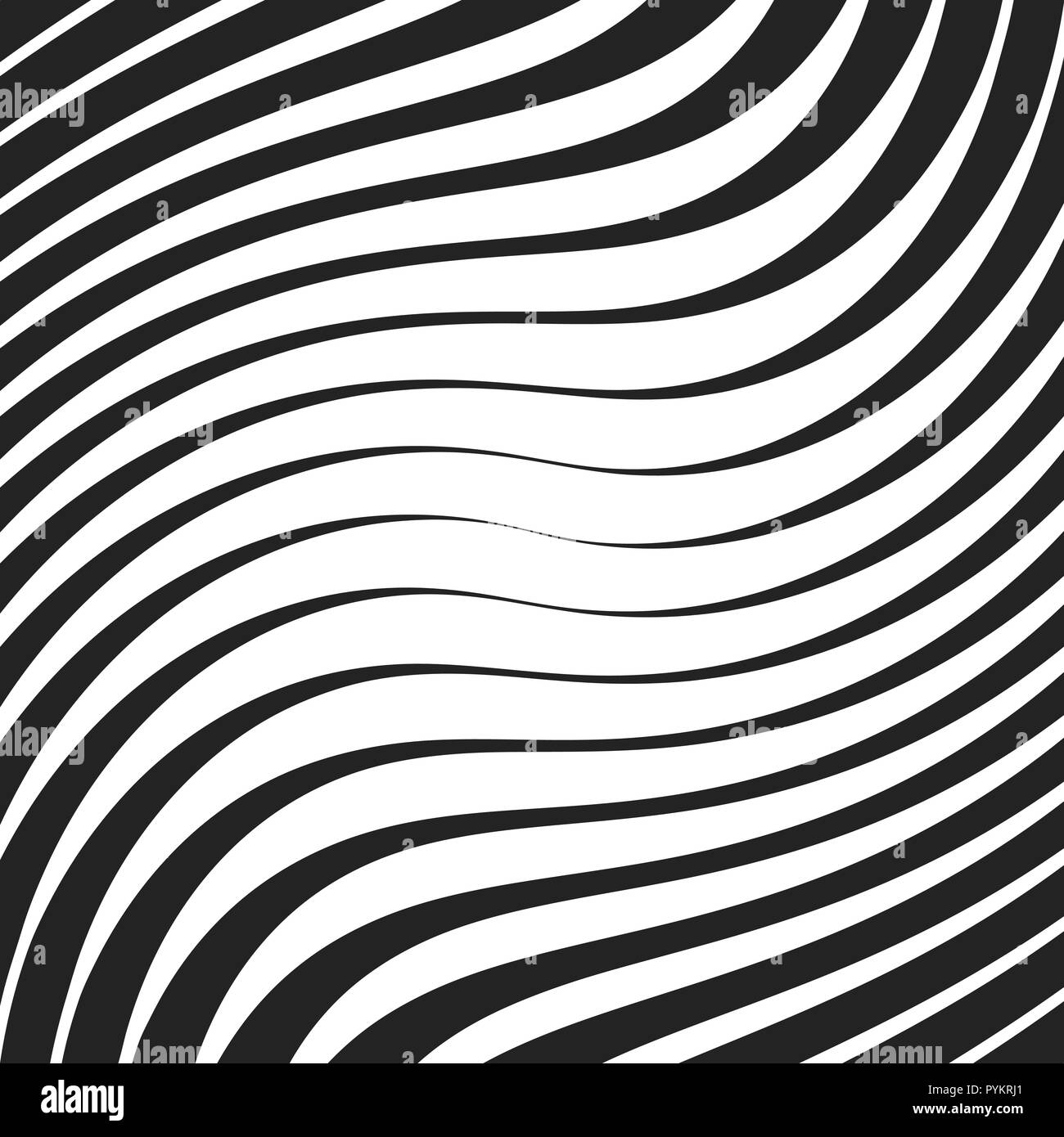 Des lignes ondulées avec différentes largeur et la forme de demi-teinte.. Convient pour l'arrière-plan, l'image de marque logo ou autre design. Illustration de Vecteur