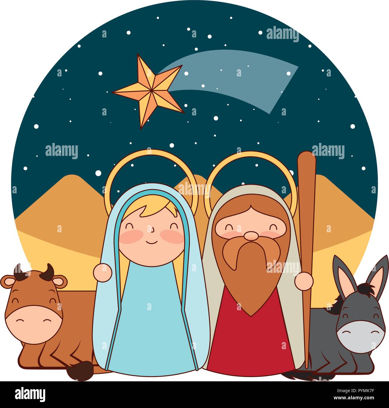 Joyeux noël liés Illustration de Vecteur