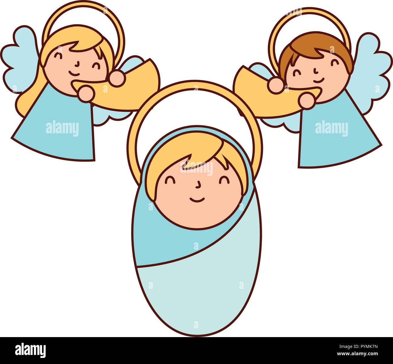 Joyeux noël liés Illustration de Vecteur