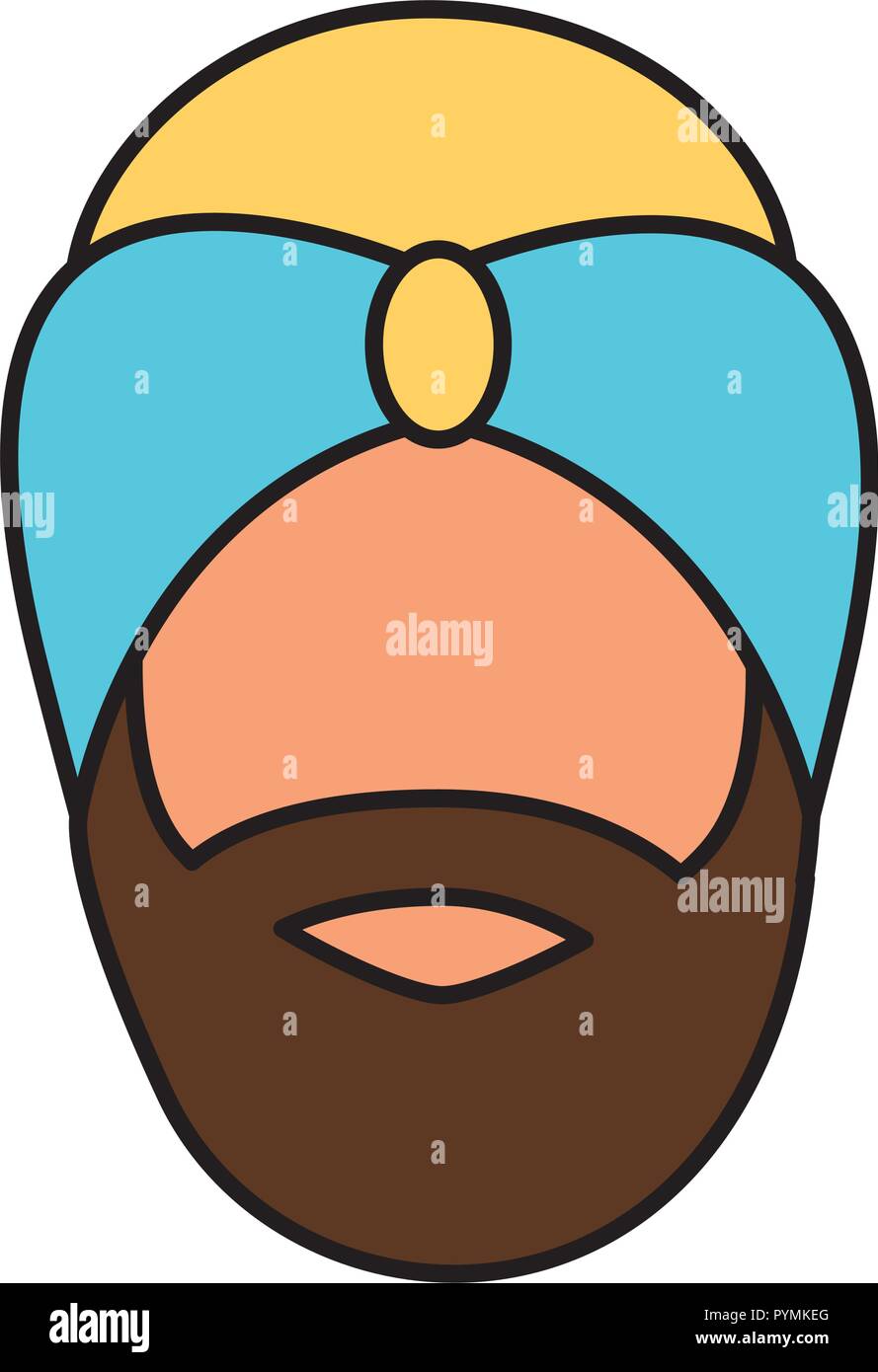 Heureux l'épiphanie relatifs Illustration de Vecteur