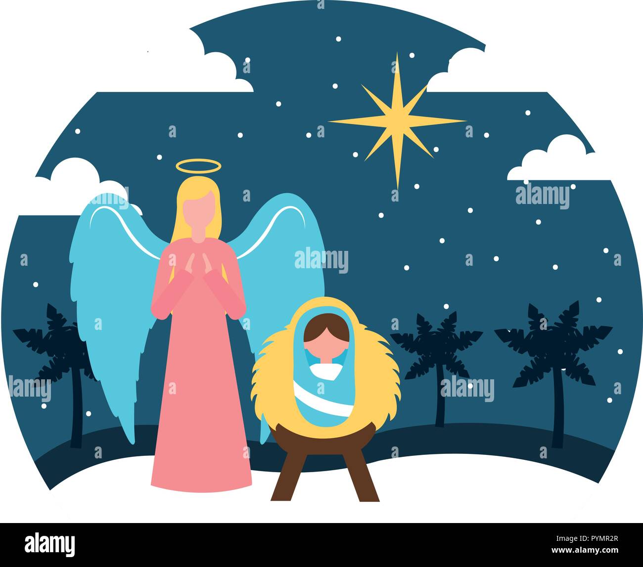 Joyeux noël liés Illustration de Vecteur