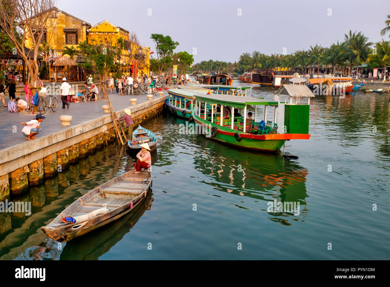Riverfront, Hoi An Hoi An, Vietnam Banque D'Images