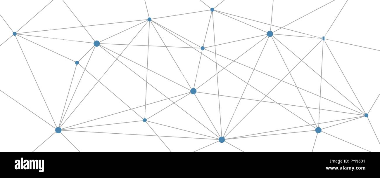 La structure du réseau numérique sur fond blanc vector illustration EPS10 Illustration de Vecteur