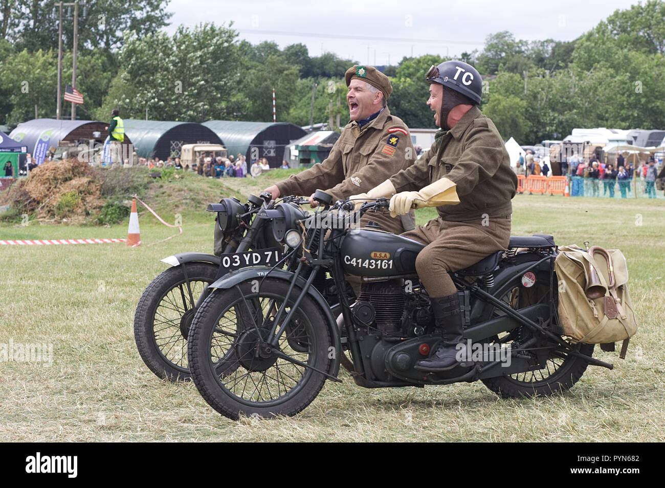 L'armée britannique, la première guerre mondiale 1 reenactment Banque D'Images