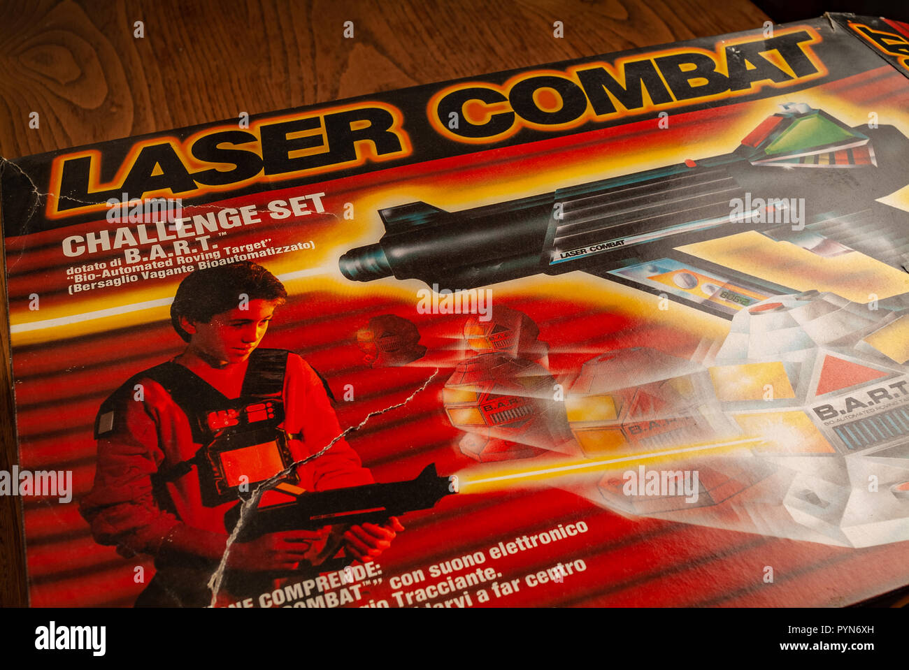 1980 laser game Banque D'Images