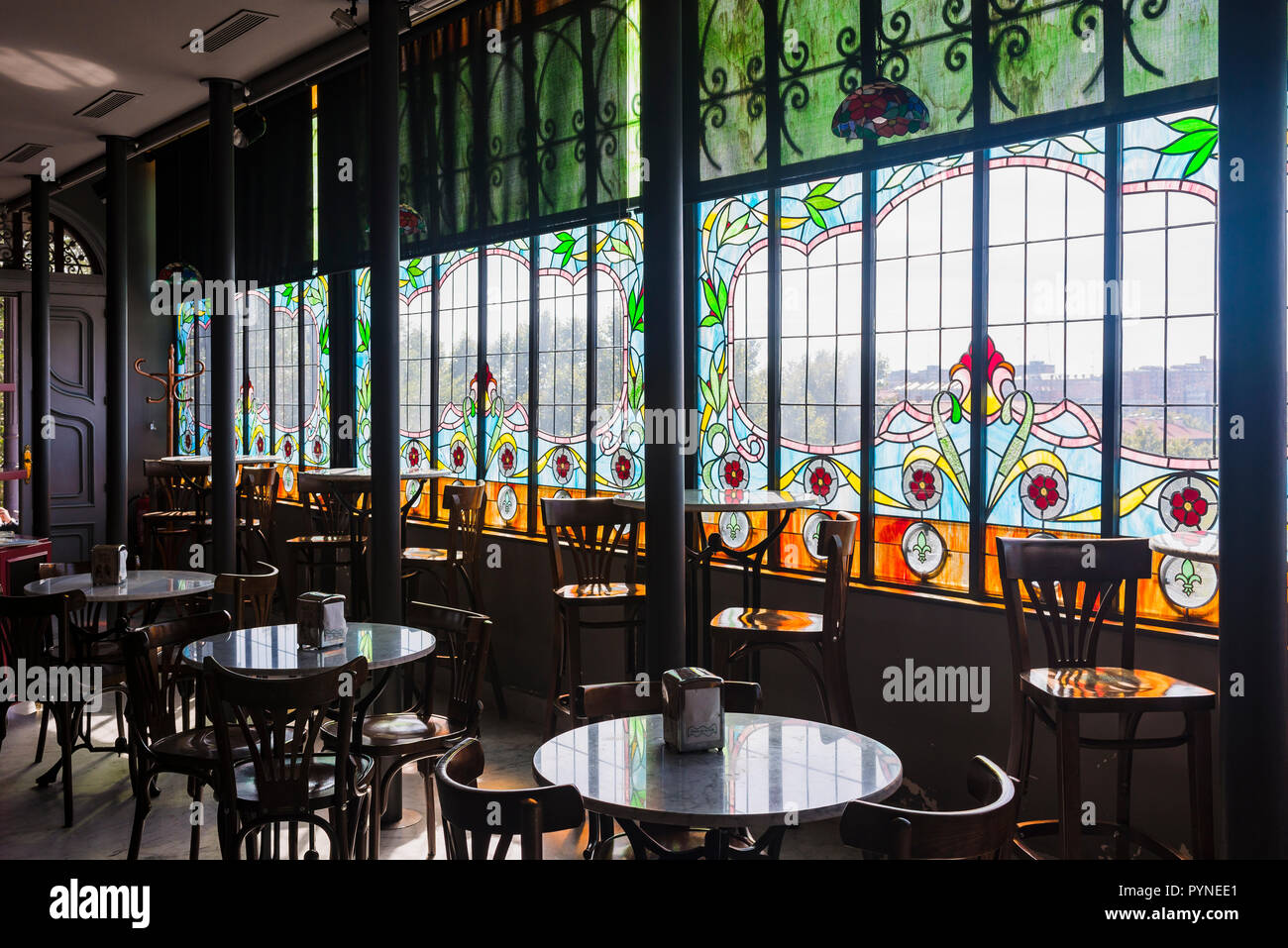 Casa Lis est un palais moderniste à Salamanque construit sur l'ancien mur de la muraille de la ville, où le musée d'Art Nouveau et Art déco est situé. Salamanque, C Banque D'Images