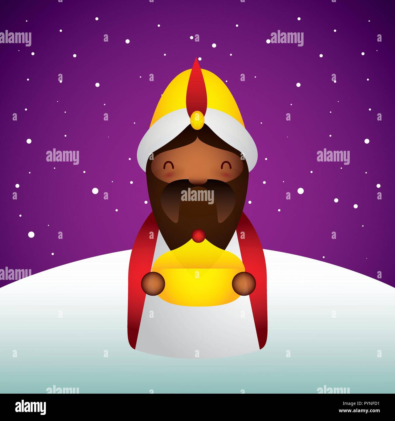 Heureux l'épiphanie relatifs Illustration de Vecteur