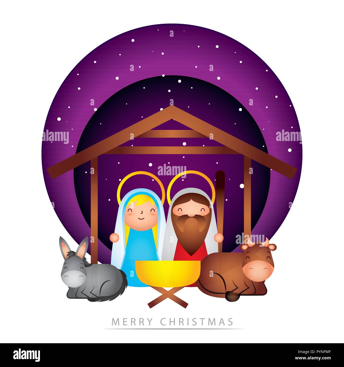 Joyeux noël liés Illustration de Vecteur