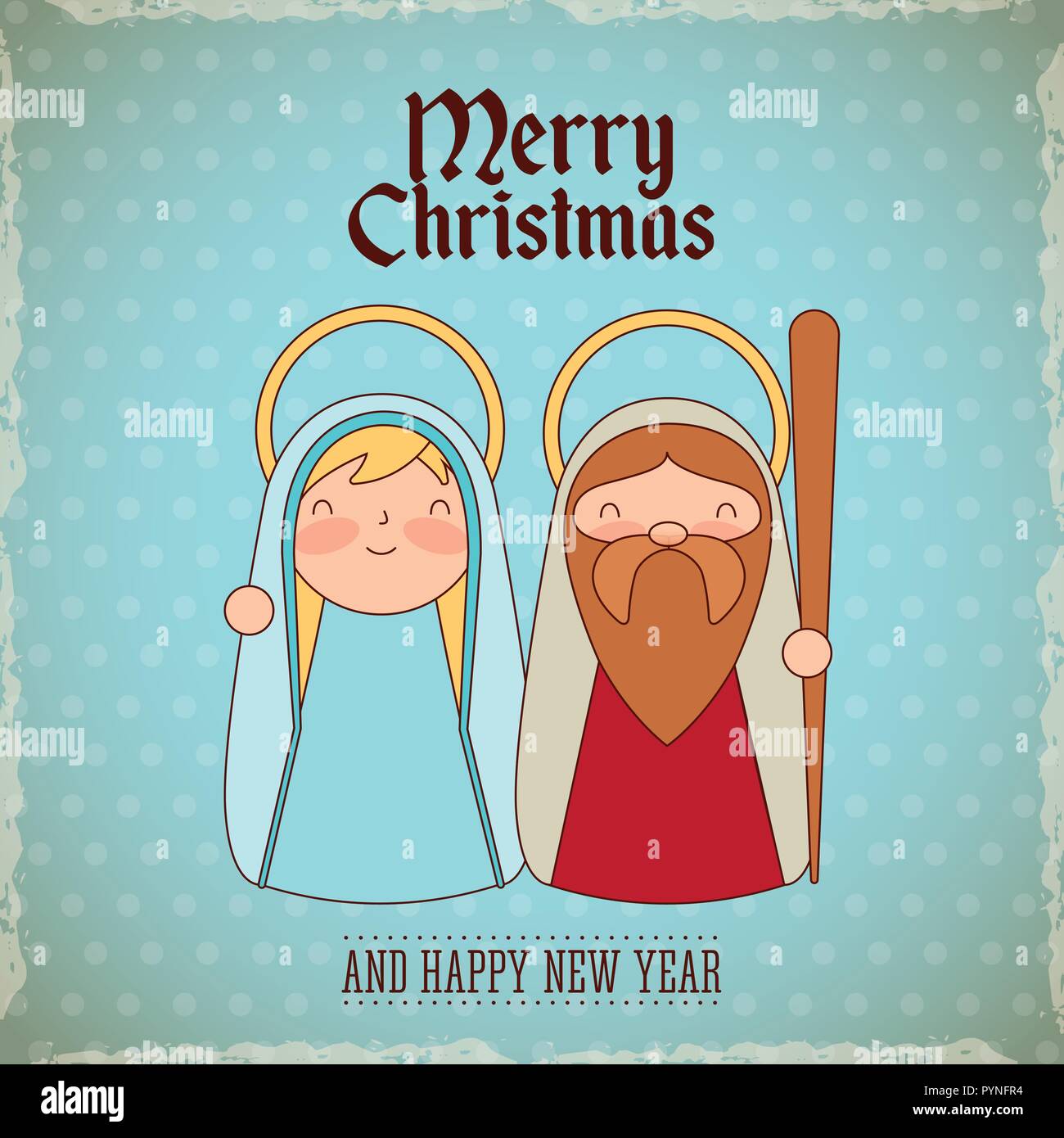 Crèche de Noël de l'épiphanie Illustration de Vecteur