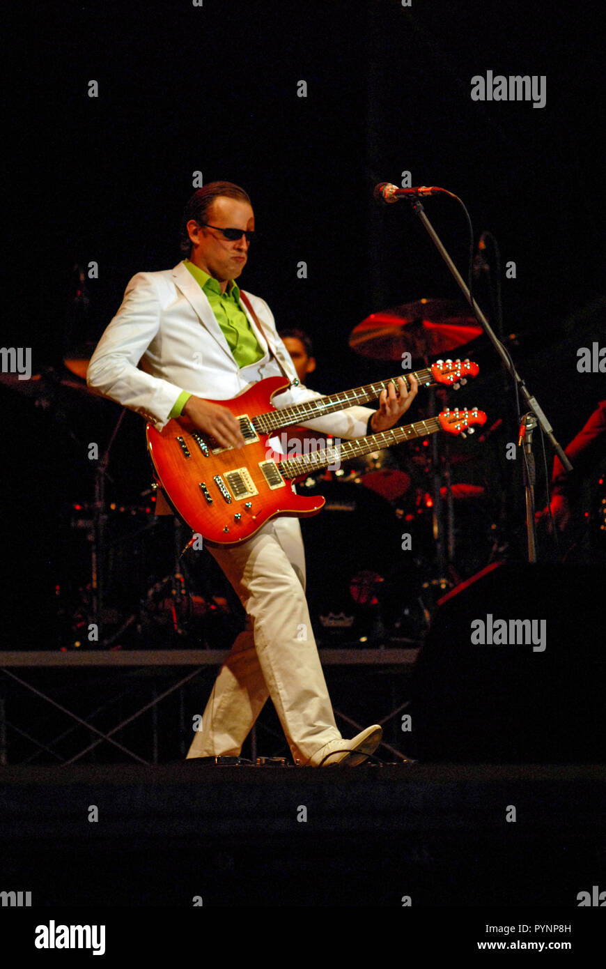 Joe Bonamassa vivent dans Genova, Italie, 2010 Banque D'Images