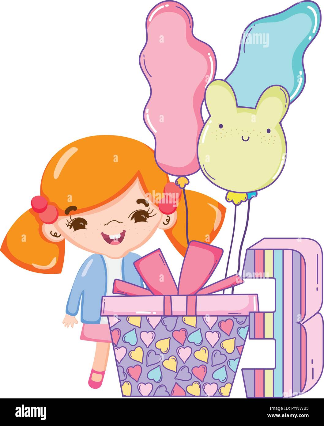 Joyeux Anniversaire Fille Dessins Animes Image Vectorielle Stock Alamy Joyeux Anniversaire Fille Dessins Animes Image Vectorielle Stock Alamy