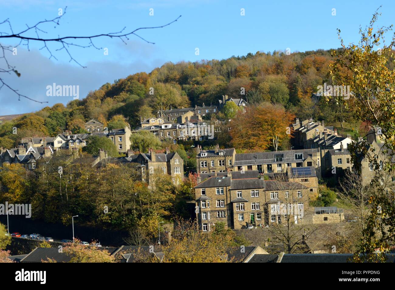 Yorkshire Hebden Bridge Banque D'Images