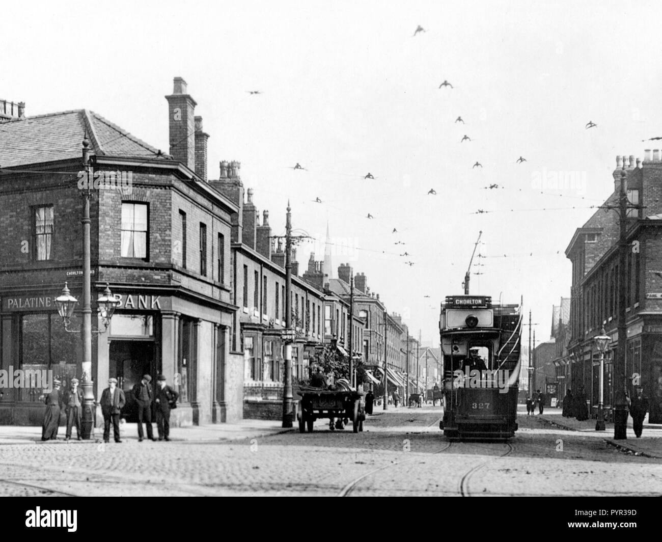 Whalley Range, Blackburn début des années 1900 Banque D'Images