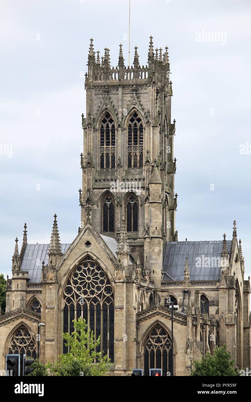 Doncaster Minster, South Yorkshire, UK. Eglise de Saint George. Banque D'Images