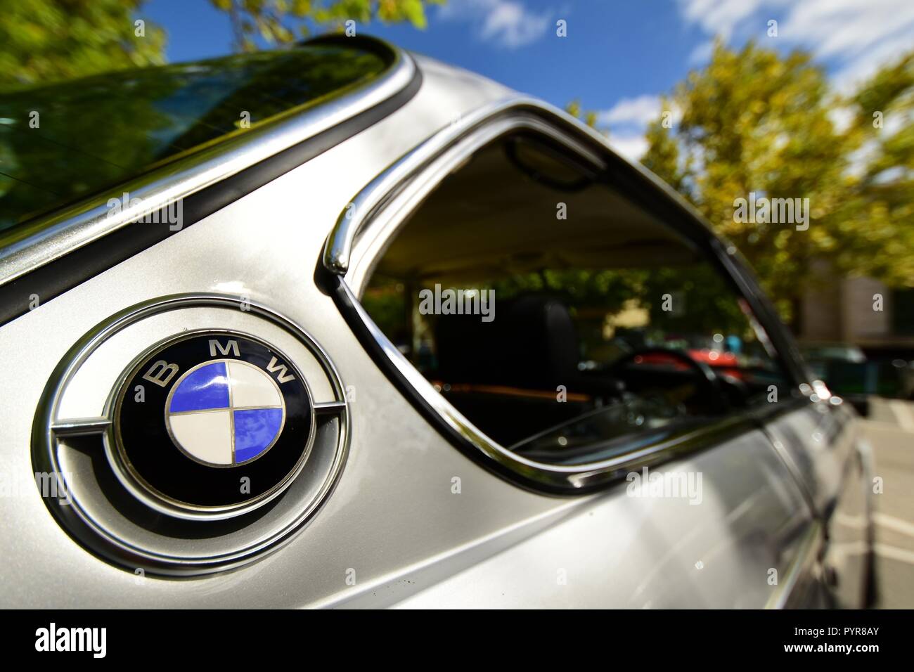 Sur l'emblème BMW coupé 3.0Cs classique Banque D'Images
