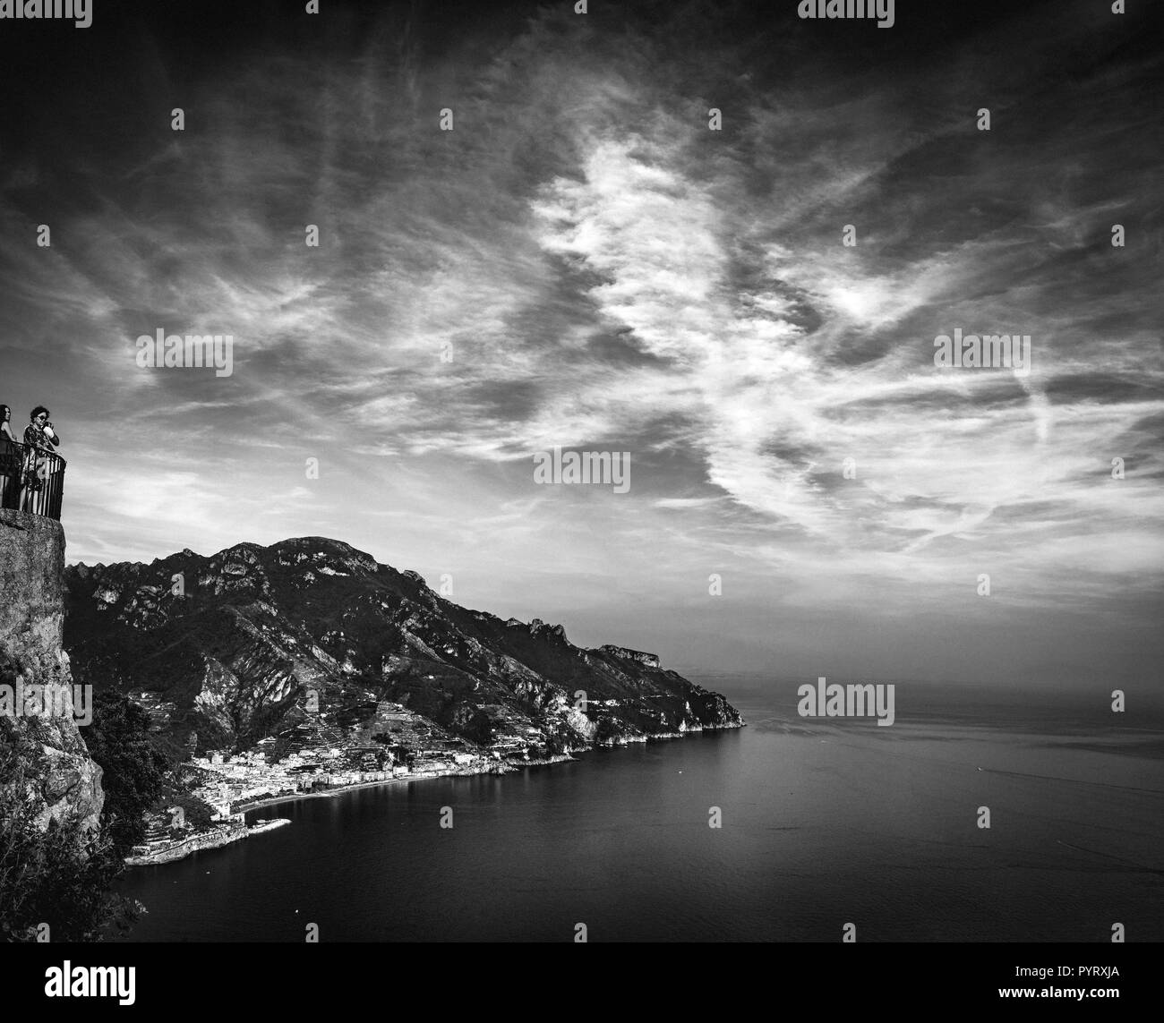 Côte d'Amalfi, Ravello, Campanie, Italie. Banque D'Images