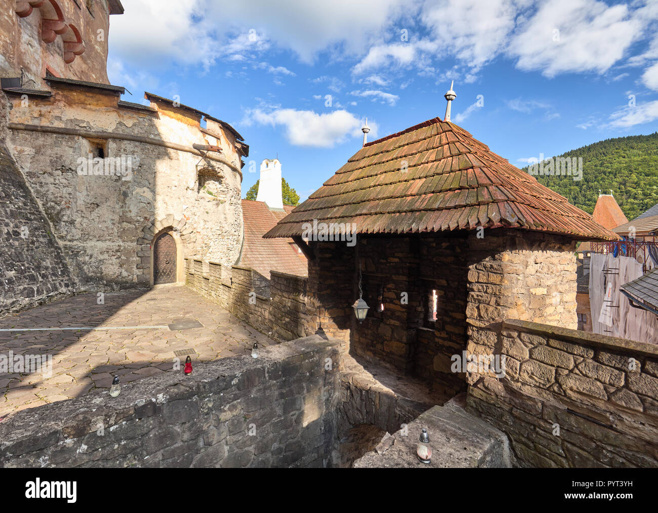 Dans le château d'Orava, Slovaquie Banque D'Images