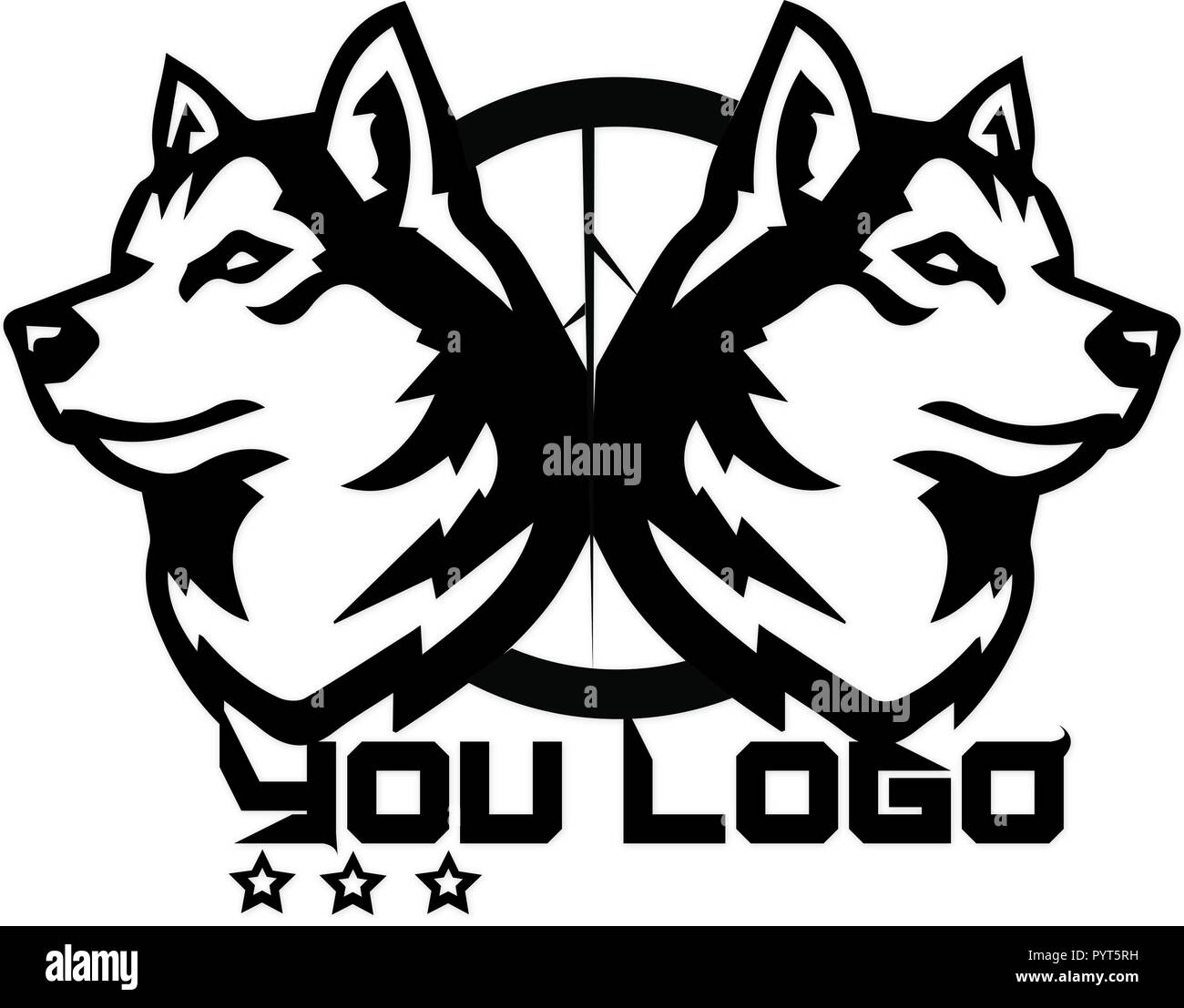 Logo avancée Banque D'Images