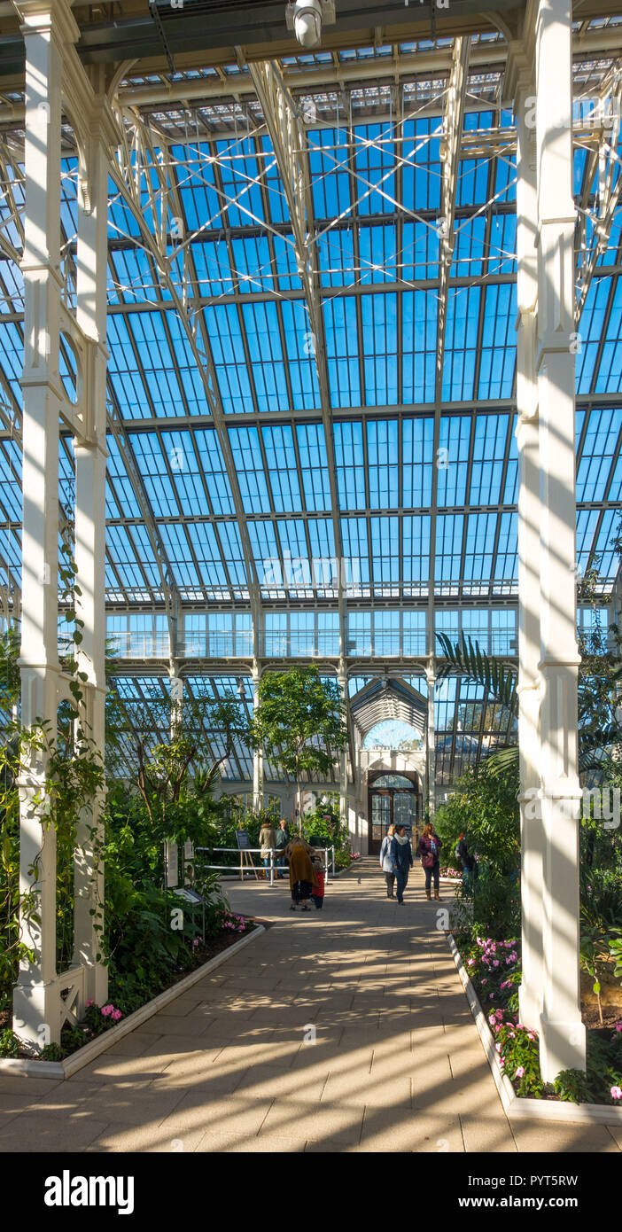 L'entrée de l'Europe récemment rénové Chambre à Kew Gardens Banque D'Images