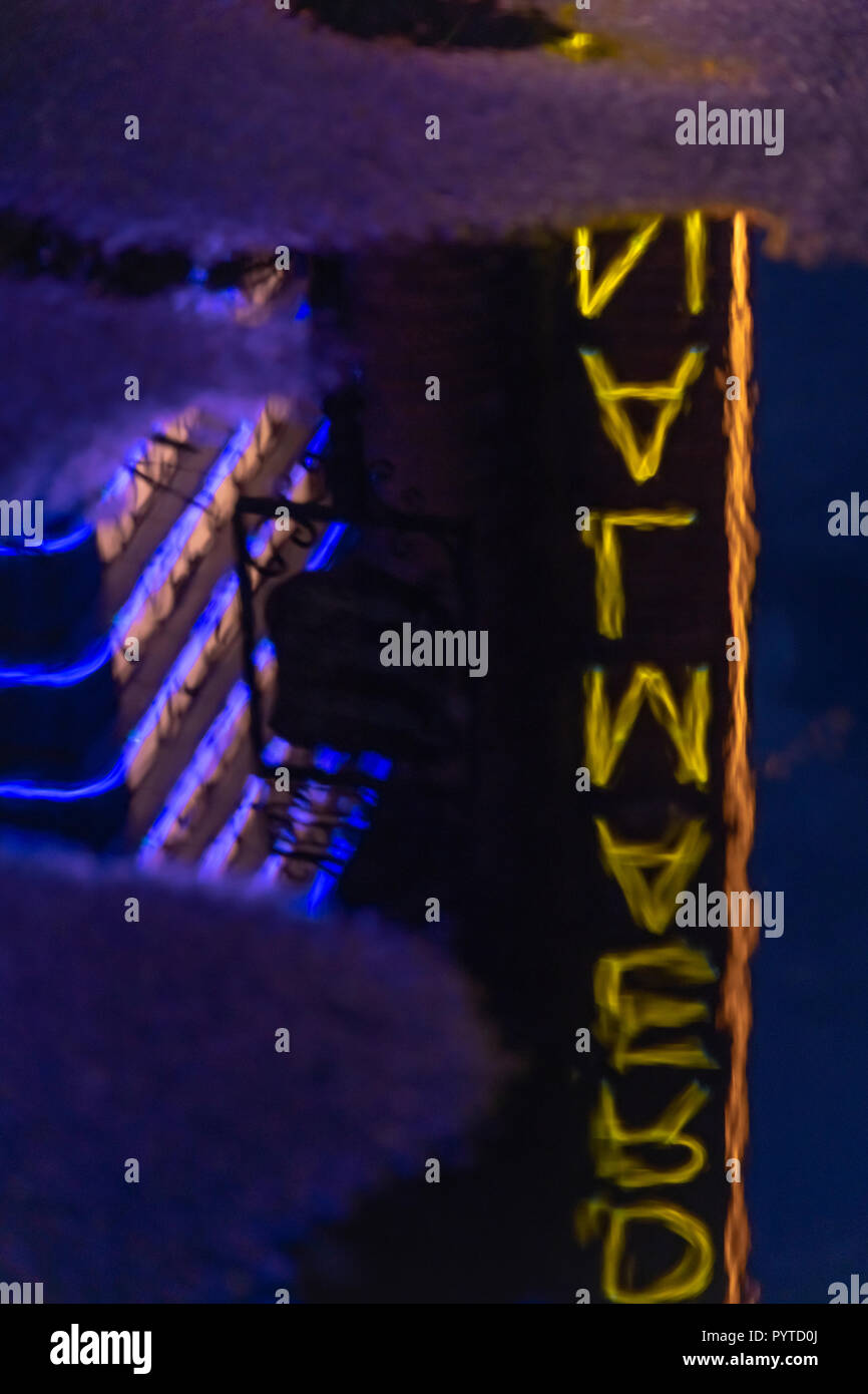 L'emblématique Signe pour Art déco sur le bord de Dreamland Margate. Banque D'Images