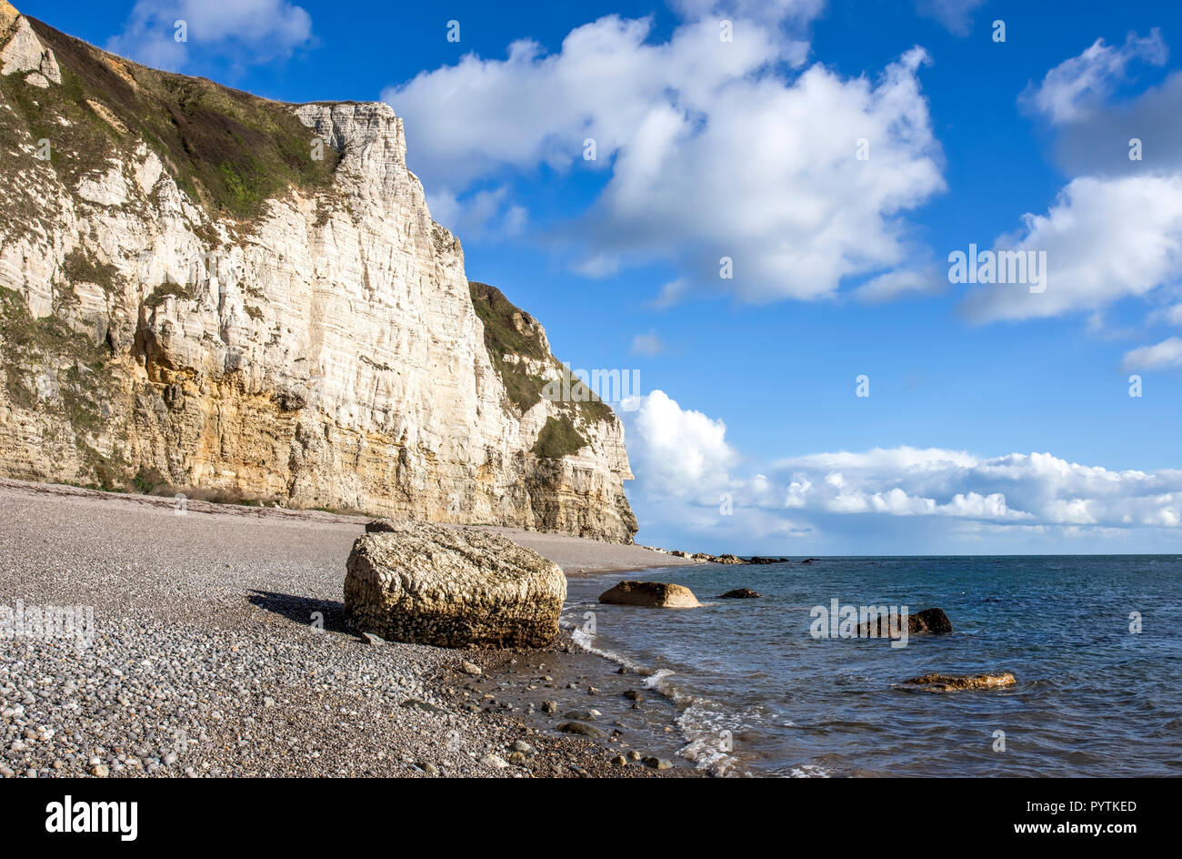 Branscombe Beach près de Seaton à Devon en Angleterre du Sud Banque D'Images