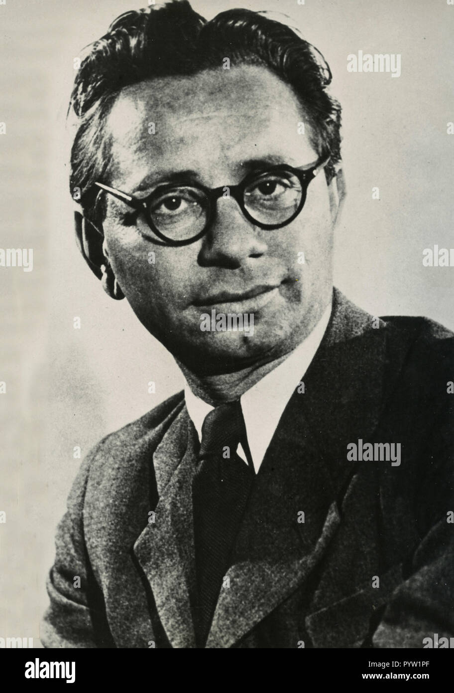 Leader et homme politique hongrois Gyula Kallai, Budapest 1956 Banque D'Images