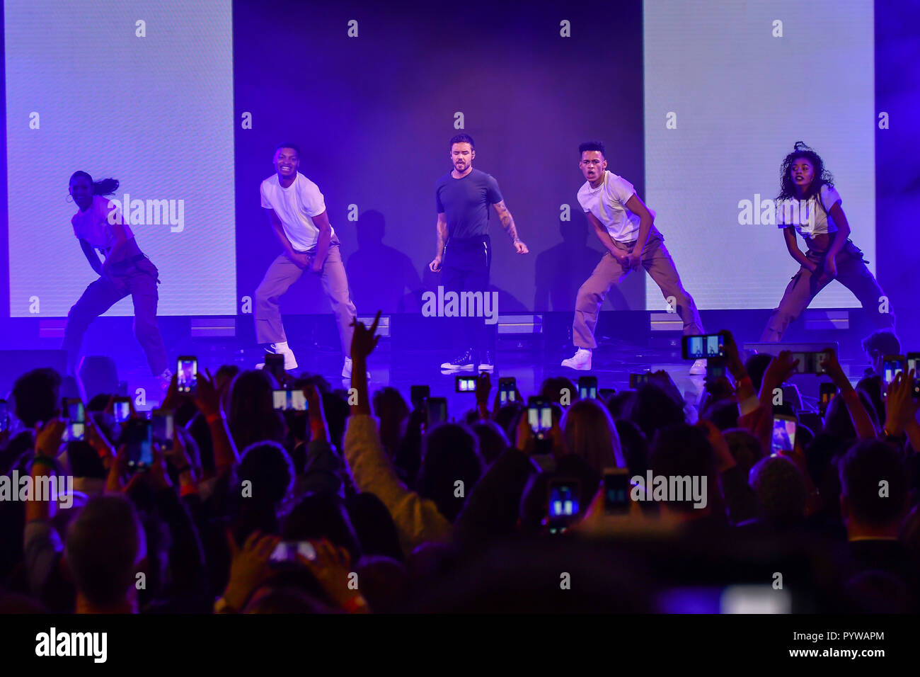 Londres, Royaume-Uni. 30Th Oct, 2018. Liam Payne Performances à Westfield London's 10 ans d'anniversaire au centre commercial Westfield Square le 30 octobre 2018, Londres, Royaume-Uni. Credit Photo : Alamy/Capital Live News Banque D'Images