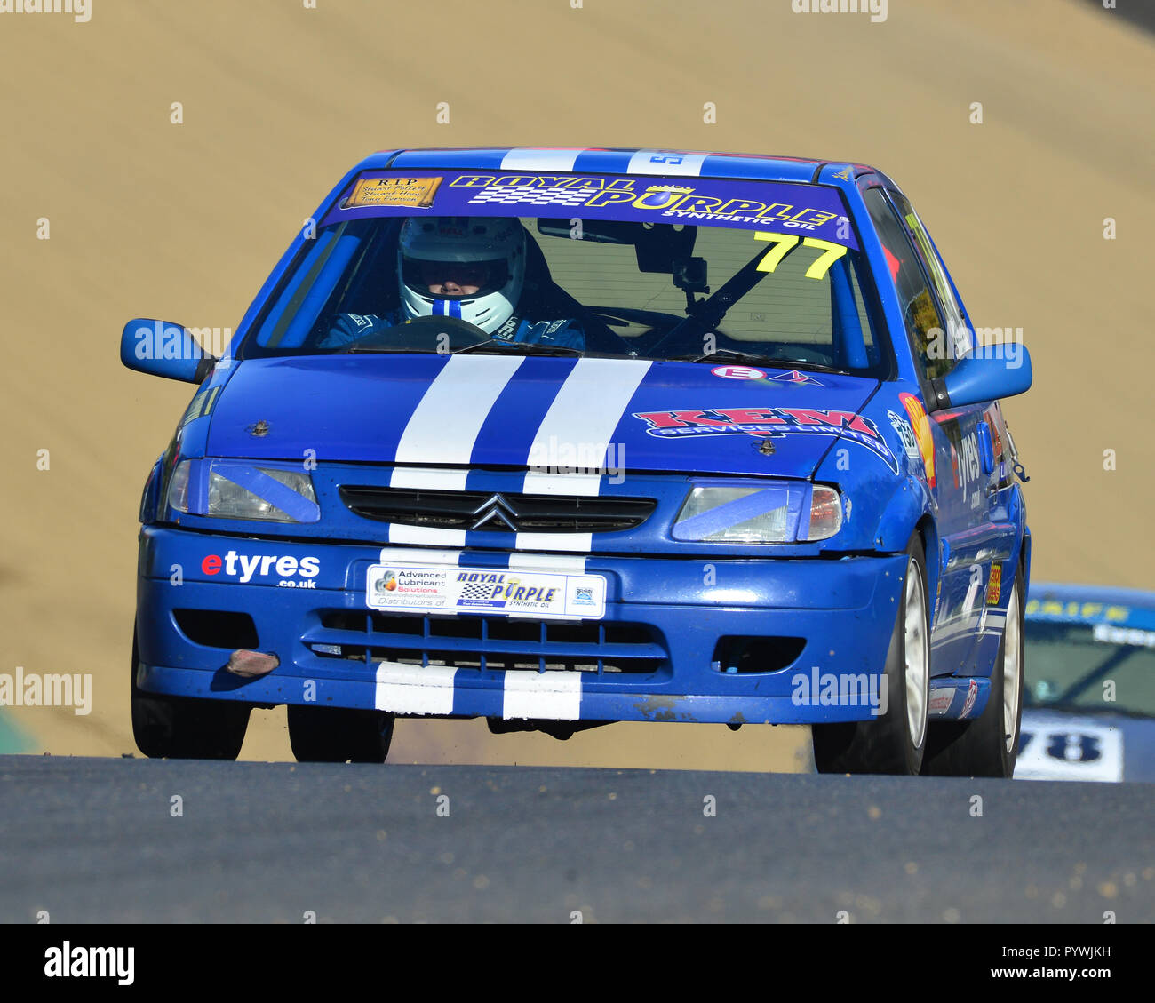 Chris Bicknell, Citroen Saxo, SE Tin Tops Championship, BARC, Racing Club automobile britannique, National Championship, Brands Hatch, octobre 2018, voitures, Banque D'Images