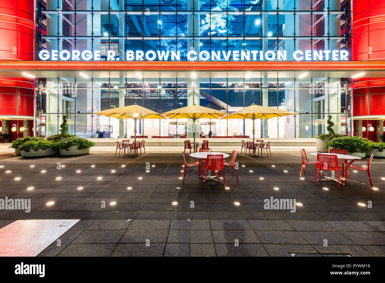 Le Robert R. Brown Convention Center est un énorme 1 900 000 pieds carrés situé au centre-ville de Houston. Banque D'Images