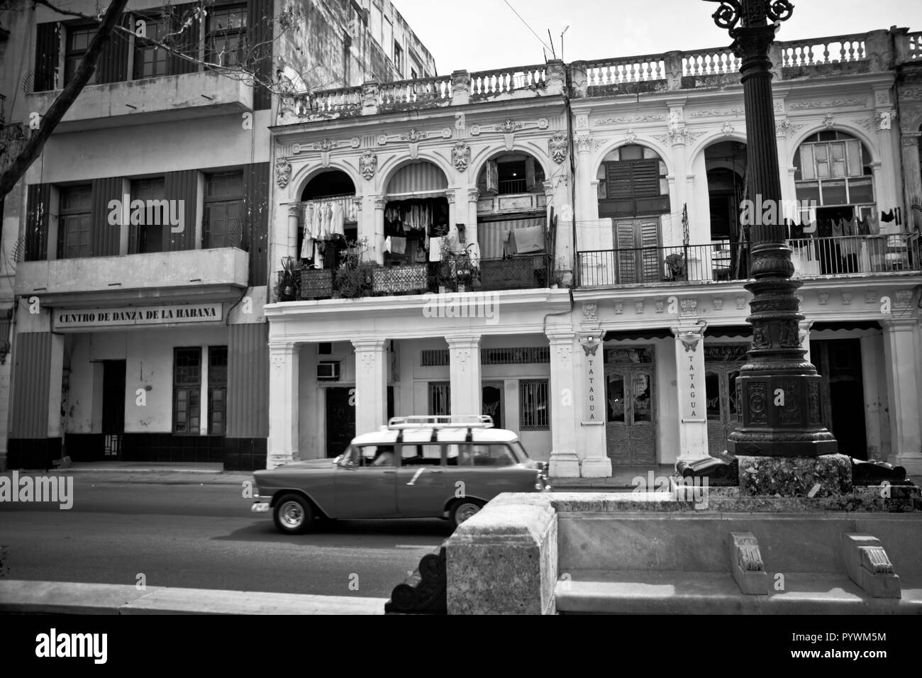 La Havane, Cuba, île des Caraïbes sous le régime communiste. Il a les plages de sable blanc, avec des champs de tabac, cigares et légendaire rhum. Banque D'Images