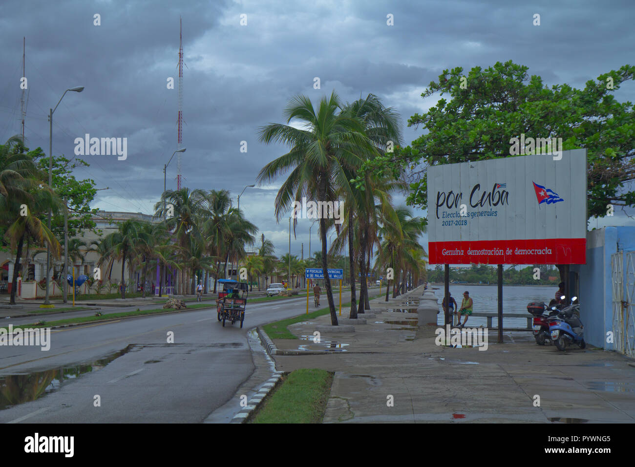 La Havane, Cuba, île des Caraïbes sous le régime communiste. Il a les plages de sable blanc, avec des champs de tabac, cigares et légendaire rhum. Banque D'Images