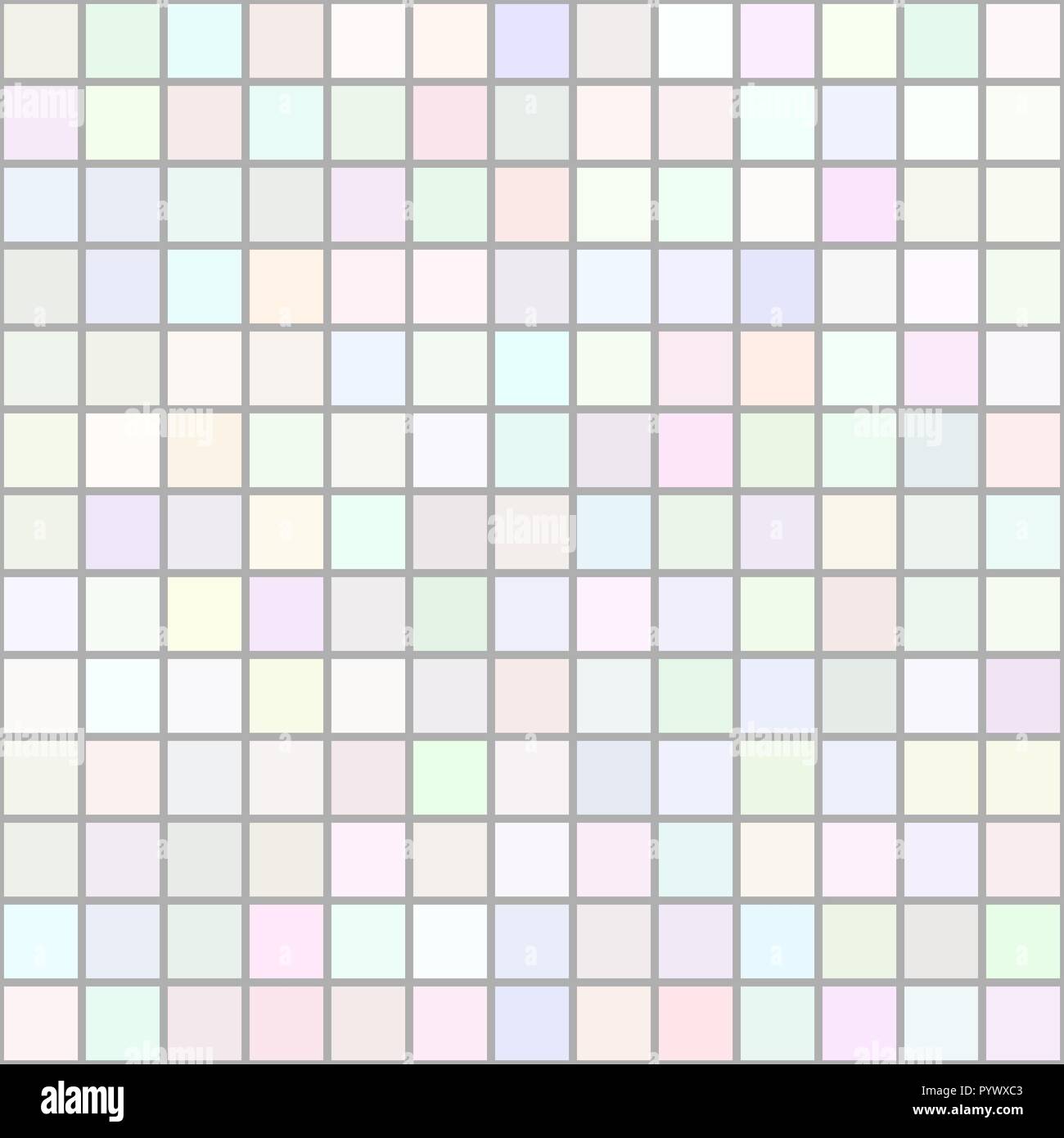 Contexte de l'art lumière colorée mosaïque carrés Illustration de Vecteur
