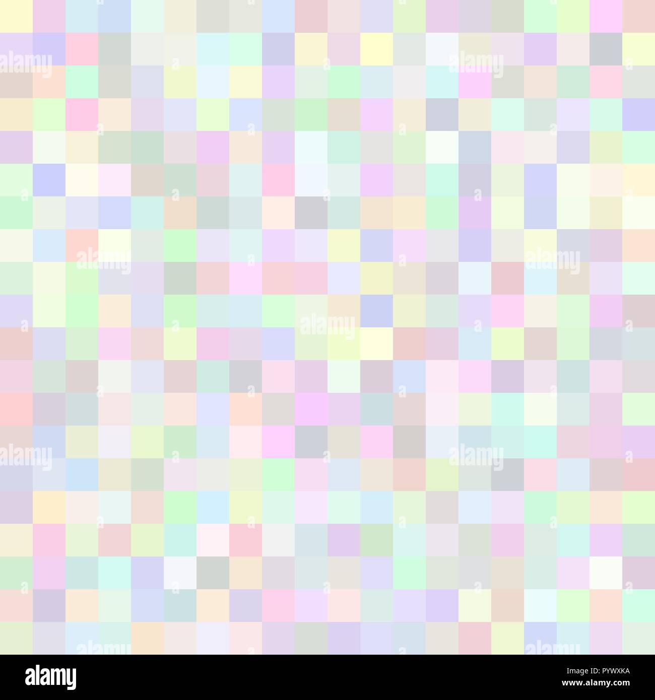 Contexte de l'art lumière colorée mosaïque carrés Illustration de Vecteur