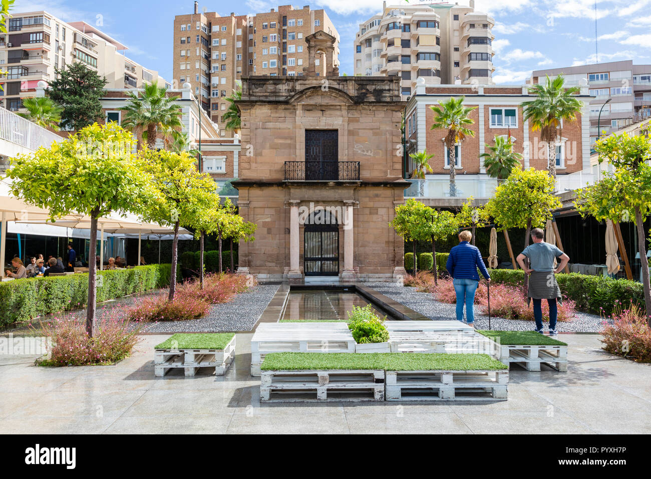 La chapelle du port de malaga Banque de photographies et d’images à
