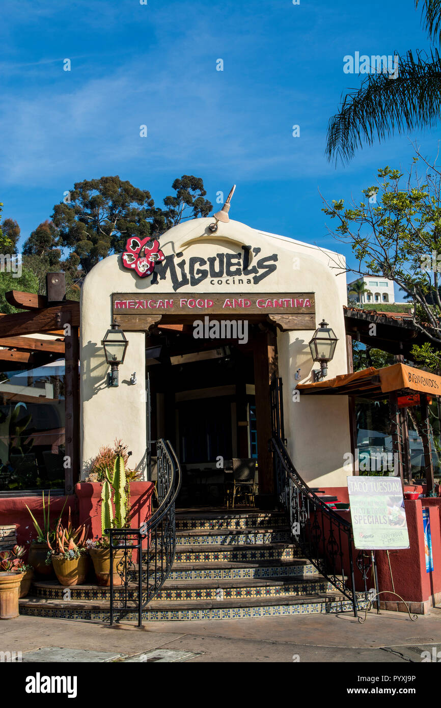 Cafe dans Old Town, San Diego, Californie. Banque D'Images