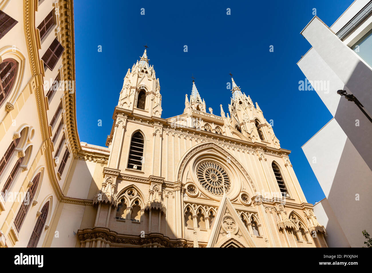 Iglesia del Sagrado Corazón, Malaga, Andalousie, Espagne Banque D'Images