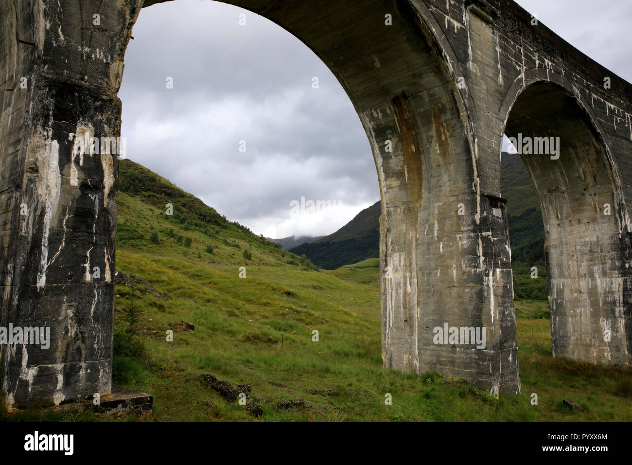 Viaduc de Glenfinnan, Ecosse, Royaume-Uni Banque D'Images