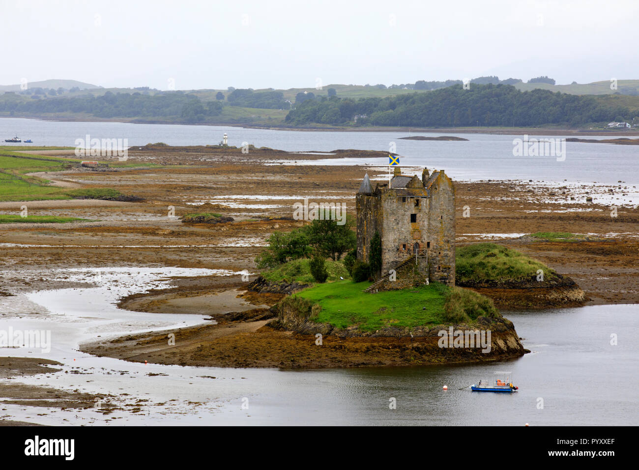 Château de Stalker, Ecosse, Royaume-Uni Banque D'Images