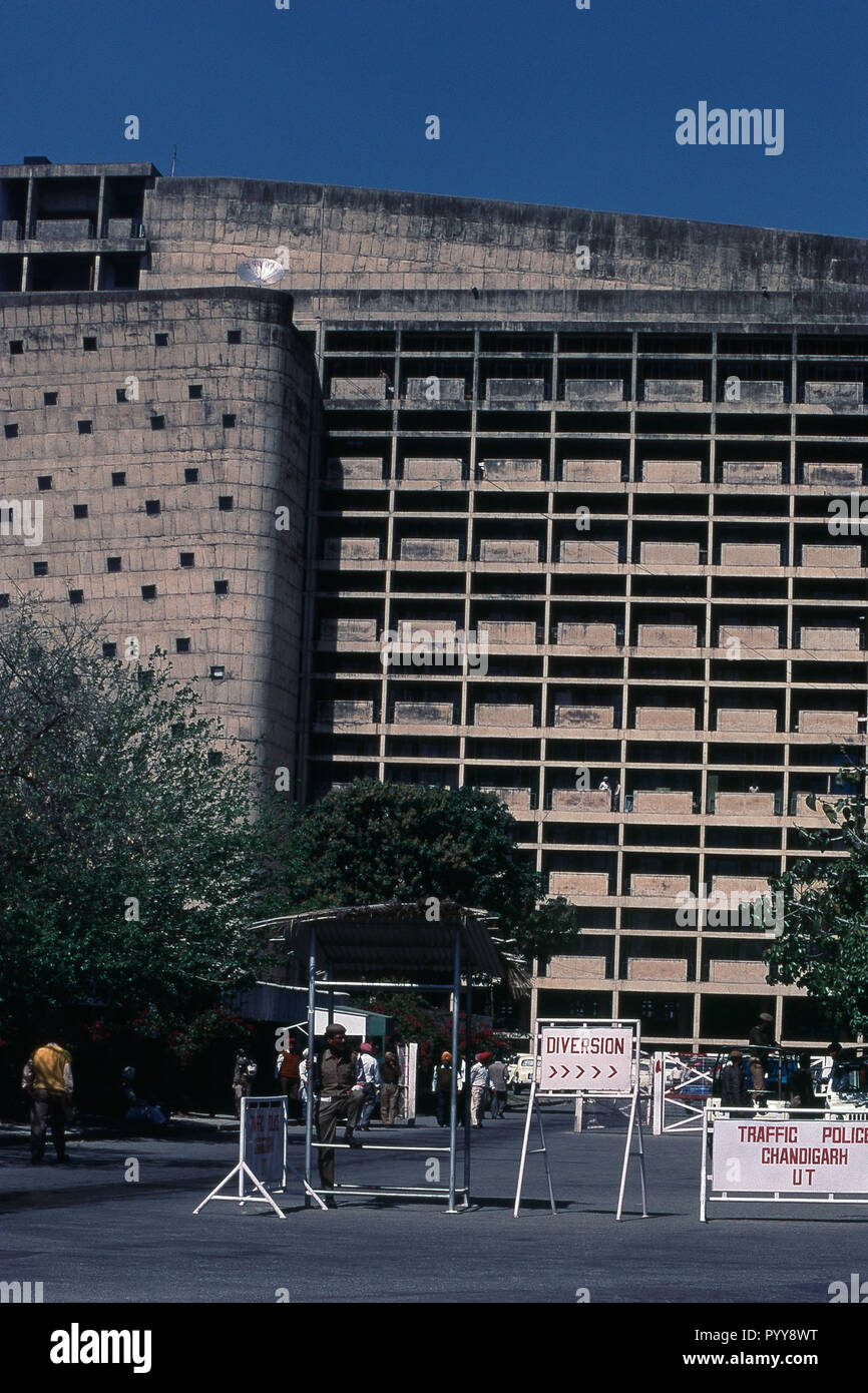 Avis du Secrétariat, Capitol Complex, Chandigarh, Inde, Asie, Banque D'Images