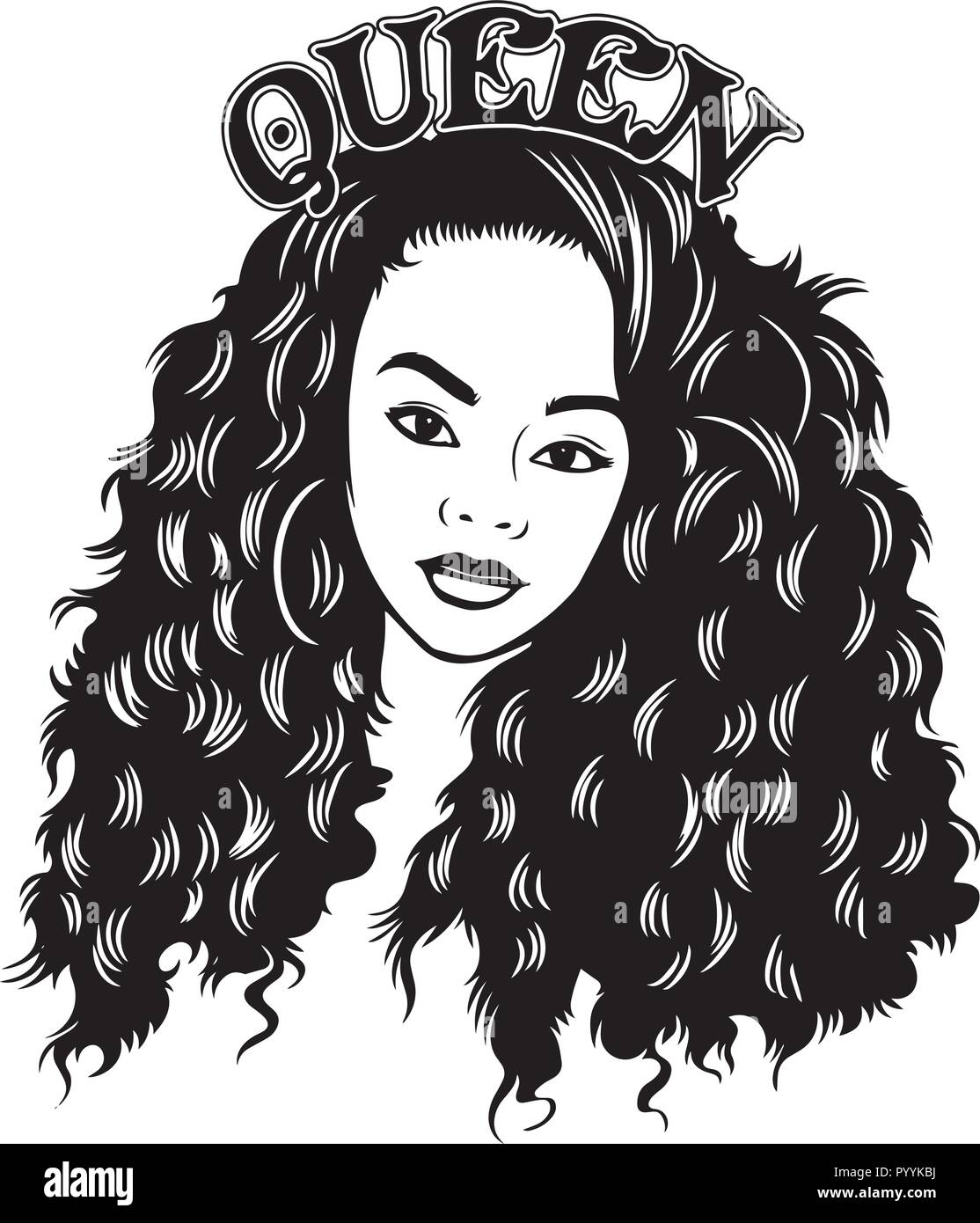 Ce sont des Africains-Américains belle reine, mesdames Classy divas Illustration de Vecteur Ce sont des Africains-Américains belle reine, mesdames Classy divas Illustration de Vecteur
