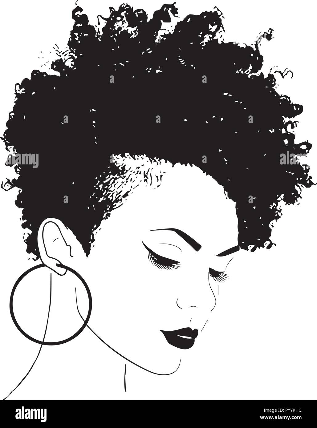 Ce sont des Africains-Américains belle reine, mesdames Classy divas Illustration de Vecteur