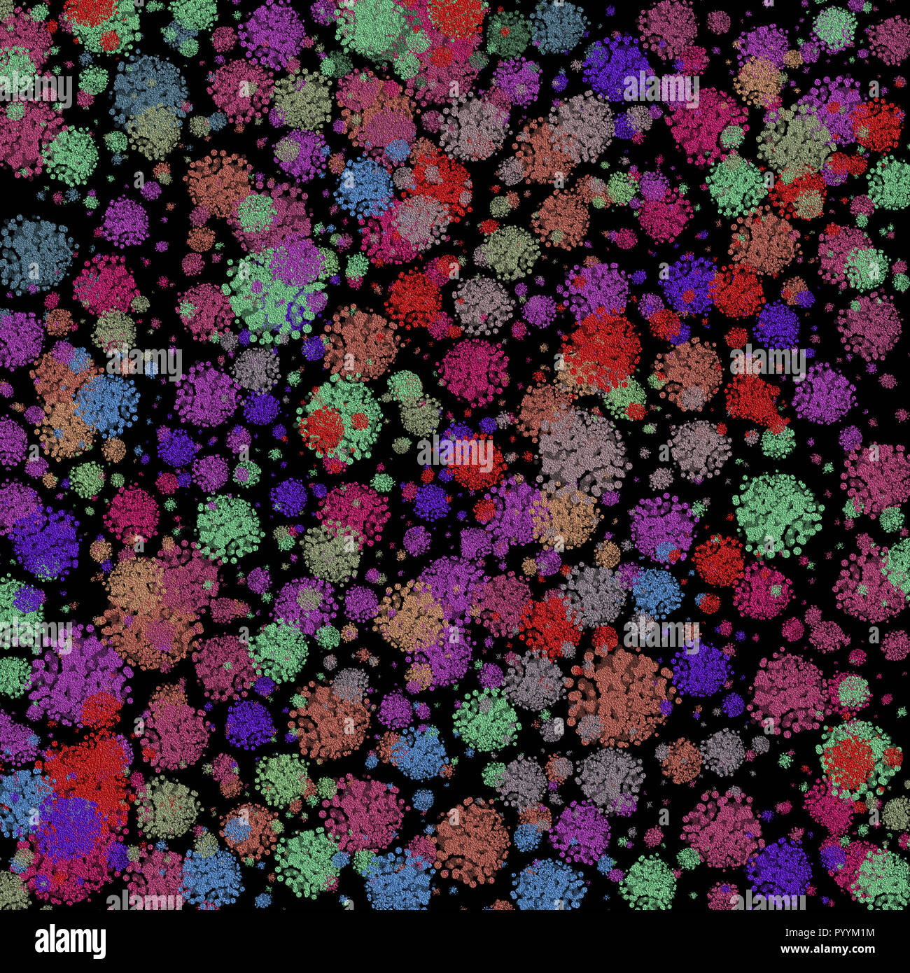 Taches de couleur et les projections de peinture. conception fond couleur/texture dynamique Banque D'Images