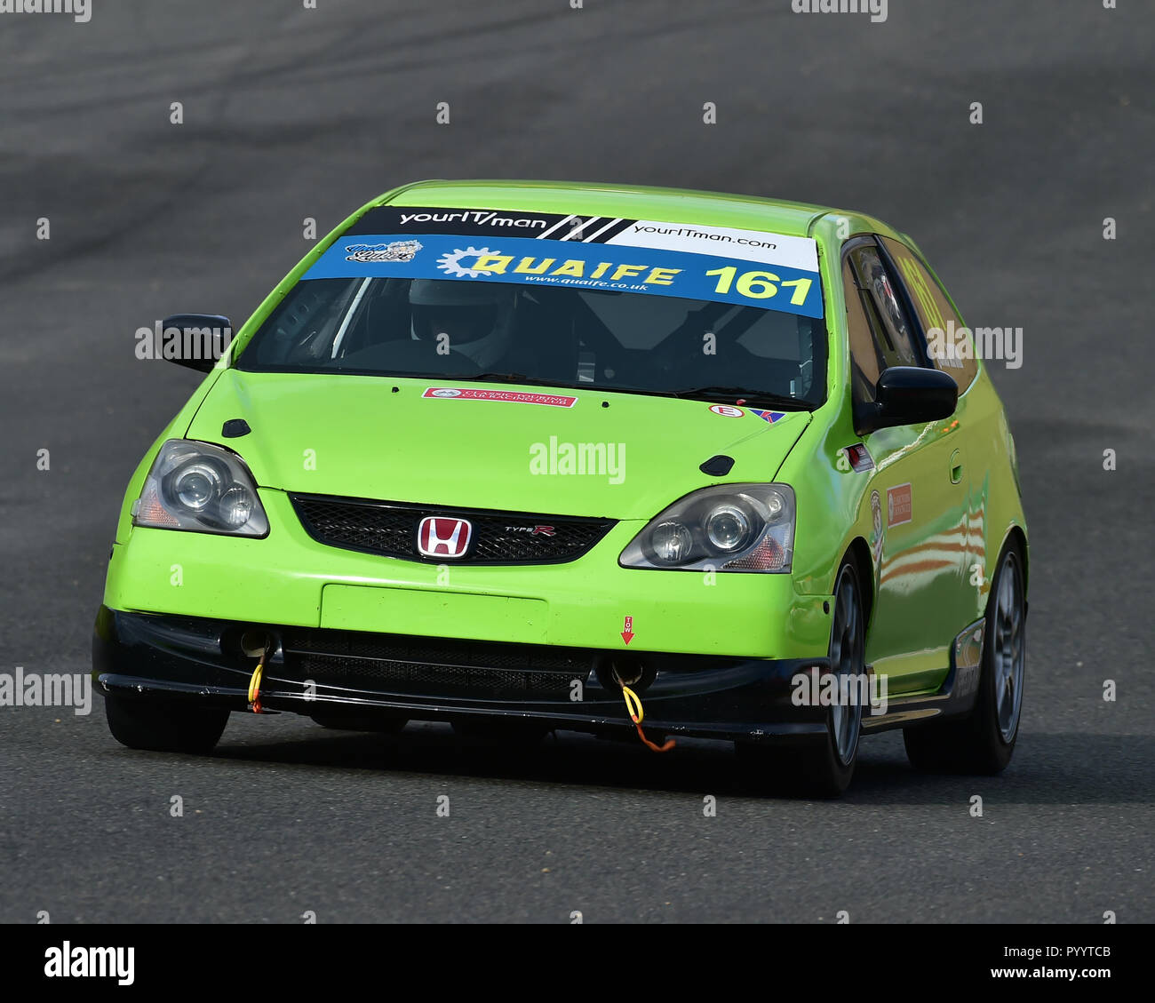 James Alford, Honda Civic Type R EP3, Classic Touring Car Racing Club, pre93, pre03, pre05, voitures de tourisme, BARC, Racing Club automobile britannique, Nation Banque D'Images